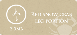 RED SNOW CRAB LEG PORTION