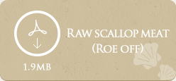 RAW SCALLOP MEAT (ROE OFF)
